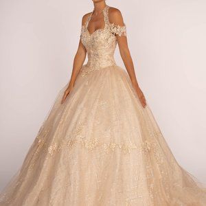 Sweetheart Neck Ballgown Shape Prom Dress GSGL2602